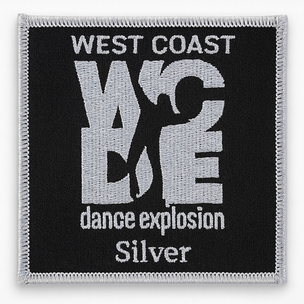 West Coast Dance Explosion Patch – Silver